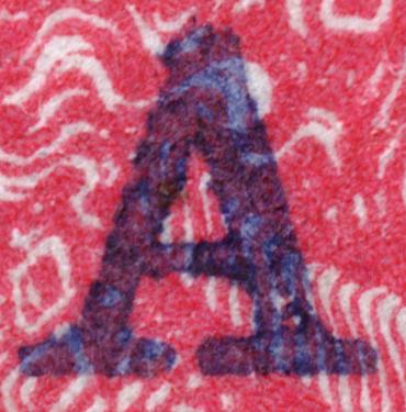 Buchstabe A &ndash; Typ I, F&uuml;&szlig;e nah beieinander