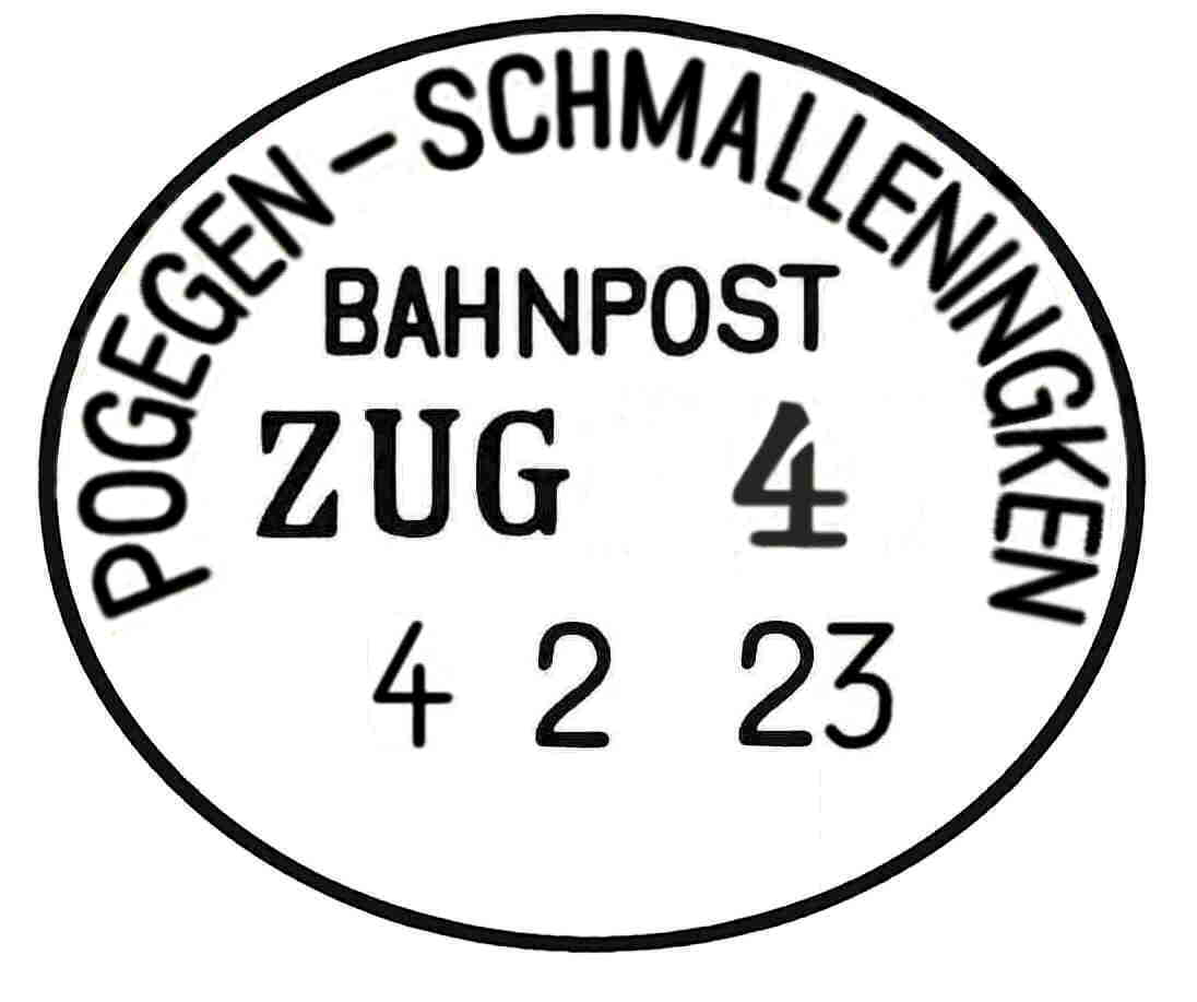 POGEGEN-SCHMALLENINGKEN BAHNPOST