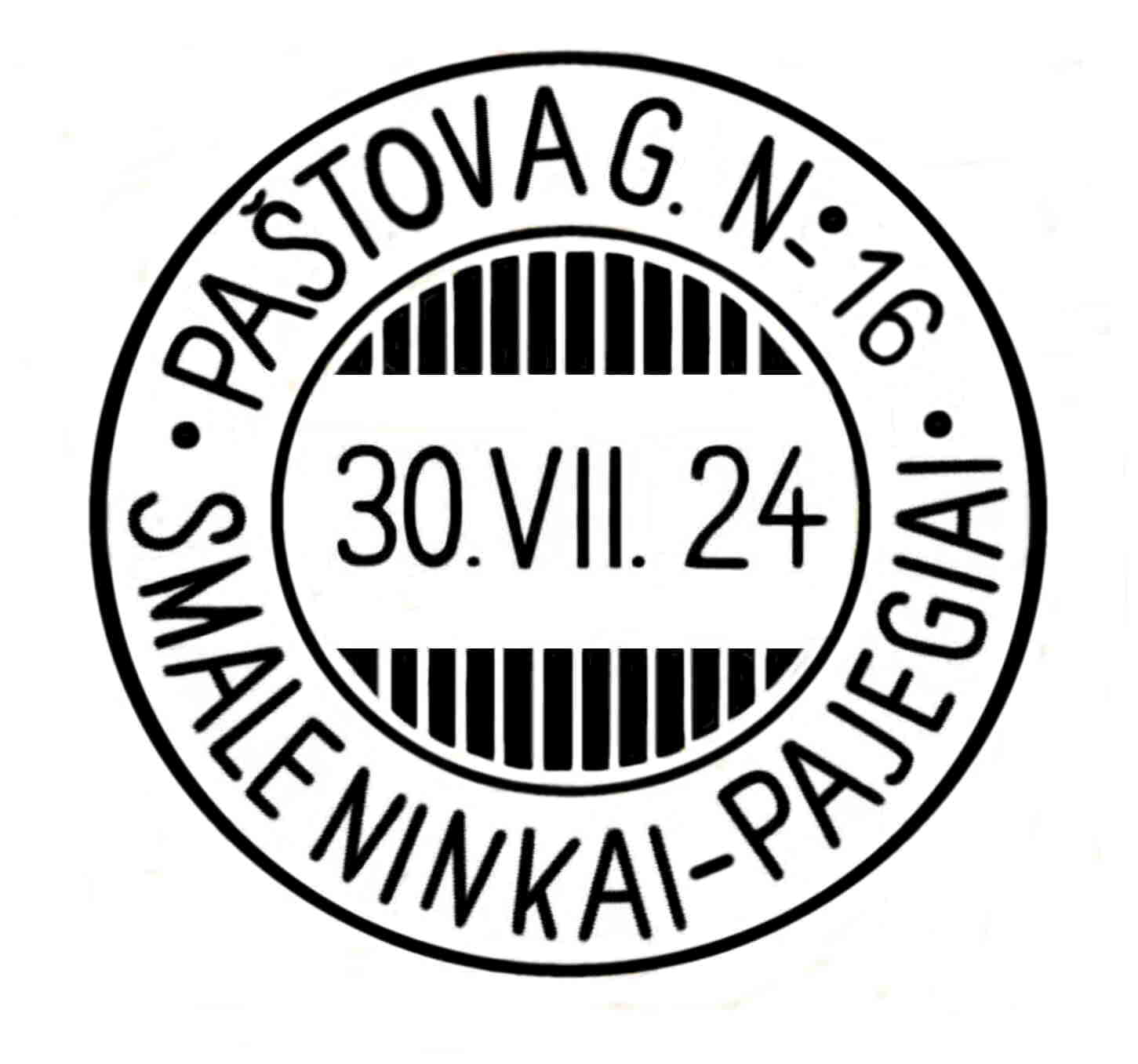 PAŠTO VAG. No 16