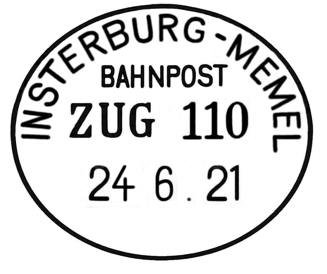 INSTERBURG-MEMEL BAHNPOST