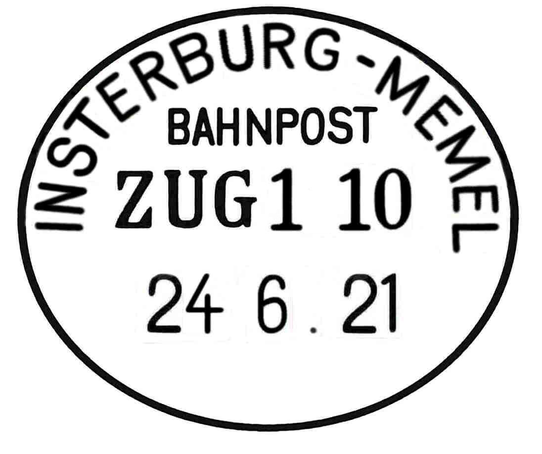 INSTERBURG-MEMEL BAHNPOST
